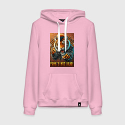 Женская толстовка-худи Punks not dead - motto tiger