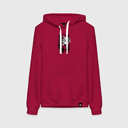 Женская толстовка-худи Велоромантика осенью