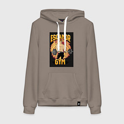 Женская толстовка-худи Эсканор грех гордыни gym