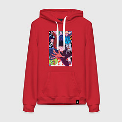 Женская толстовка-худи Моб Психо 100 Экубо