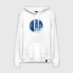 Толстовка-худи хлопковая женская Невеста чародея Элиас Эйнсворт, цвет: белый