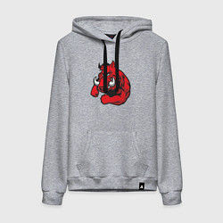 Женская толстовка-худи Дикий кабанчик