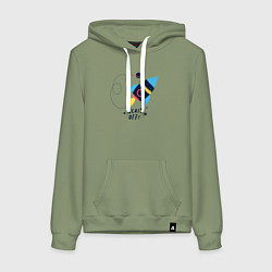 Женская толстовка-худи Взлетаем