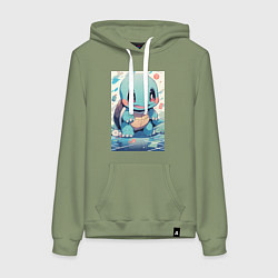 Женская толстовка-худи Покемон Сквиртл