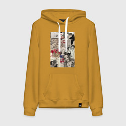 Женская толстовка-худи Нана Осаки коллаж