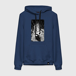 Женская толстовка-худи Человек-бензопила Пауэр Охотница на демонов