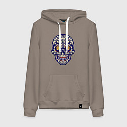 Женская толстовка-худи Расписной черепок