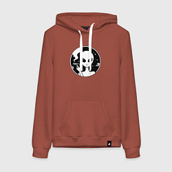 Женская толстовка-худи Alien in smoke