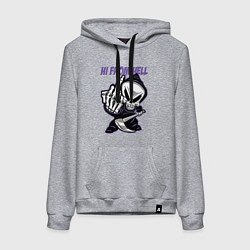 Женская толстовка-худи Смерть - привет из ада