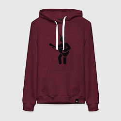 Женская толстовка-худи Панк рокер