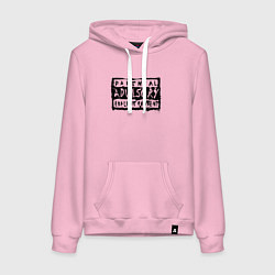 Женская толстовка-худи Надпись - нецензурная лексика