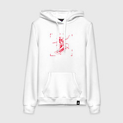 Женская толстовка-худи Ultrakill Gabriel on a skateboard