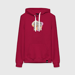 Женская толстовка-худи Каменная-арка