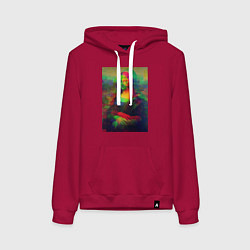 Женская толстовка-худи Мона Лиза с глюками