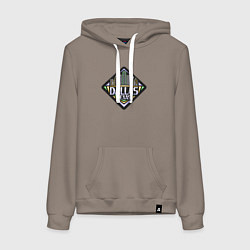 Женская толстовка-худи Техас Даллас