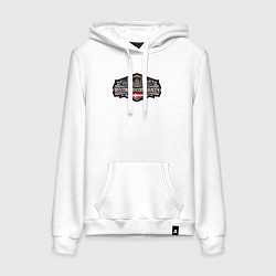 Женская толстовка-худи Копенгаген - добро пожаловать