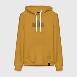 Женская толстовка-худи Город Даллас