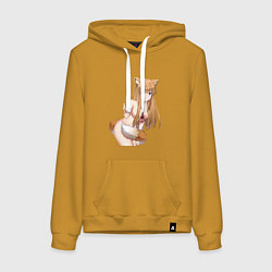 Женская толстовка-худи Волчица и пряности Холо секси