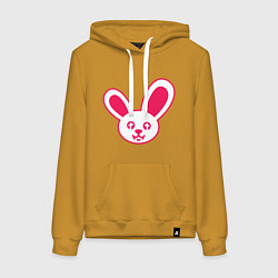 Женская толстовка-худи Токсичный заяц