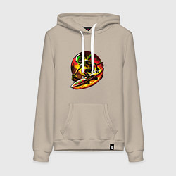 Женская толстовка-худи Космический скейтер