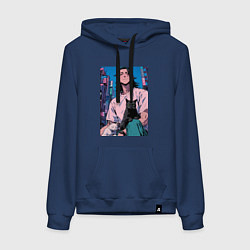 Женская толстовка-худи Магическая битва Сугуру Гэто с котами