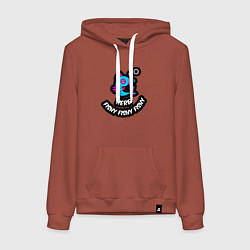 Женская толстовка-худи Здесь рыбно