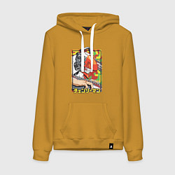 Женская толстовка-худи Человек-бензопила Денджи перевоплощенный