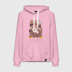 Женская толстовка-худи Волчица и пряности Холо арт