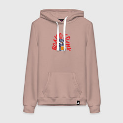 Женская толстовка-худи Волкоголик