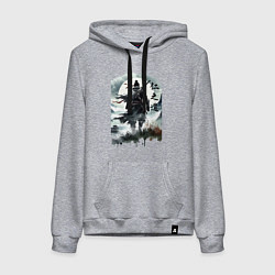 Женская толстовка-худи Призрак Цусимы - Японский самурай