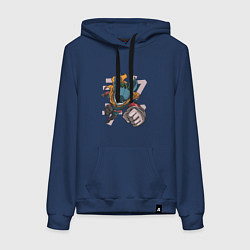 Женская толстовка-худи Моя геройская академия Деку в костюме