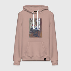 Женская толстовка-худи Портной швея - живопись