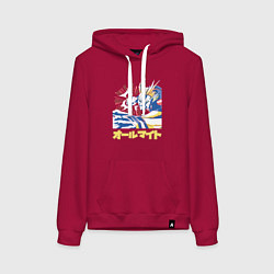 Женская толстовка-худи Моя геройская академия Всемогущий удар