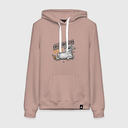 Женская толстовка-худи Chillowieczka - овечка чилит