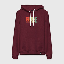 Женская толстовка-худи Велосипед ретро