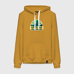 Женская толстовка-худи Орёл - национальный парк