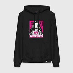 Женская толстовка-худи Клинок рассекающий демонов Незуко Nezuko