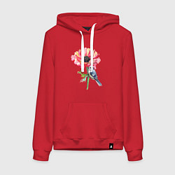 Женская толстовка-худи Мак и лазоревка