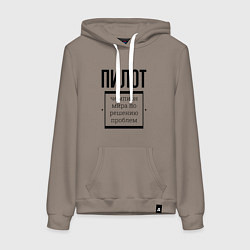 Женская толстовка-худи Пилот чемпион