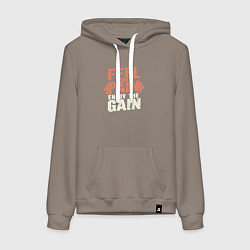 Женская толстовка-худи Спортивная мотивация