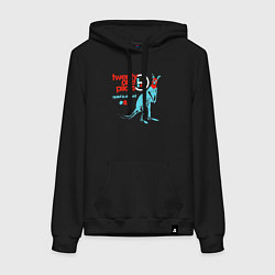 Толстовка-худи хлопковая женская Twenty one pilots quiets is violent, цвет: черный