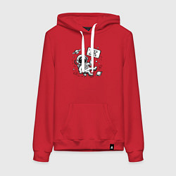 Женская толстовка-худи Путешествие в космос