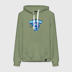 Женская толстовка-худи Fishing club dead bass