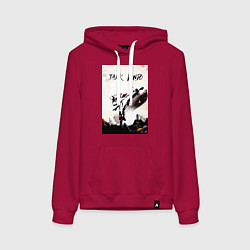 Женская толстовка-худи Тхэквондо боец