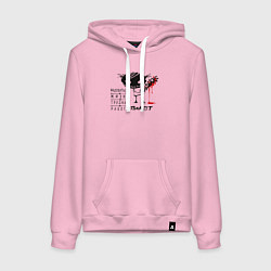 Женская толстовка-худи Пилот: радоваться жизни трудная работа