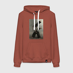 Женская толстовка-худи Айкидо бросок