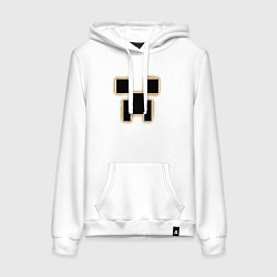 Женская толстовка-худи Логотип игры Майнкрафт