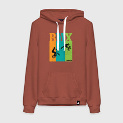 Женская толстовка-худи BMX велосипед