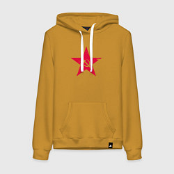 Женская толстовка-худи Звезда - СССР