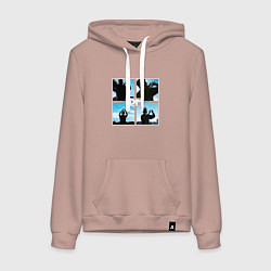 Женская толстовка-худи Depeche Mode world in my eyes